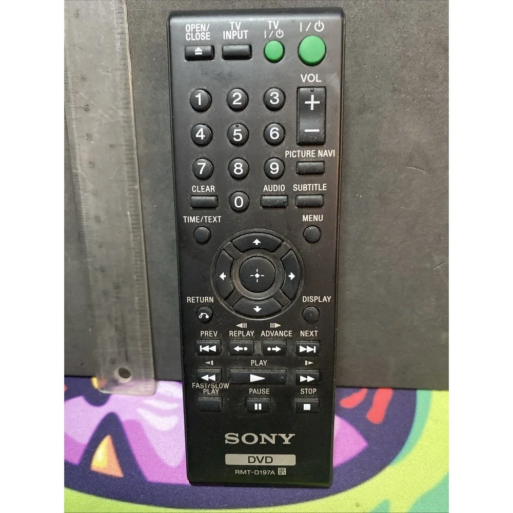 Genuine Sony RMT-D187A DVD Remote Control for DVP-NS710H DVP-SR101P DVP-SR510 D1